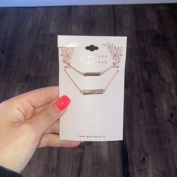 LC Lauren Conrad Jewelry - NWT pair of gold bracelets